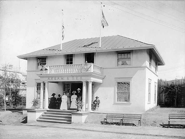 The Freemason and Order of the Eastern Star Building at Portland’s 1905 Lewis and Clark Exposition.